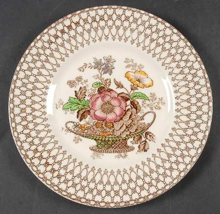 Bonnie Dundee (Brown) Salad Plate