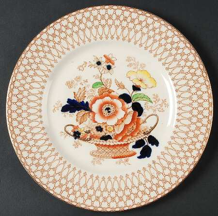 Bonnie Dundee (Orange & Blue) Luncheon Plate