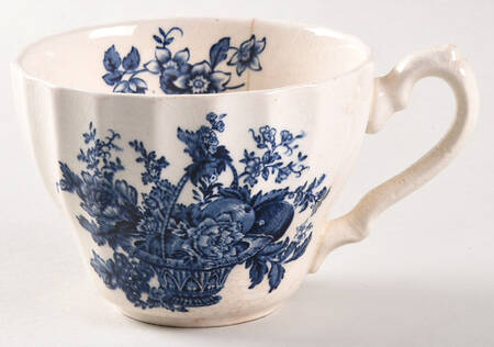 Bountiful Blue Flat Cup