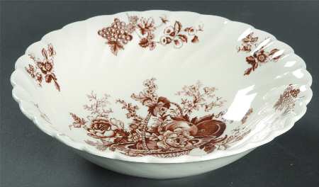 Bountiful Brown Coupe Cereal Bowl