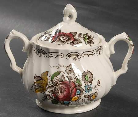 Bouquet (No Trim) Sugar Bowl & Lid