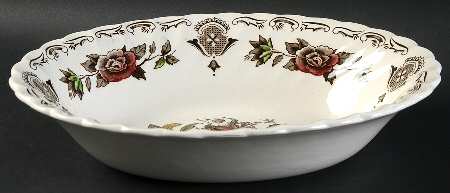 Bouquet (No Trim) 10" Oval Vegetable Bowl