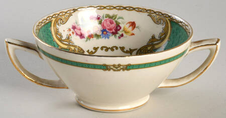The Bouquet Green Footed Bouillon Cup