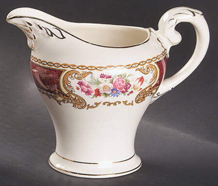 The Bouquet Maroon Creamer