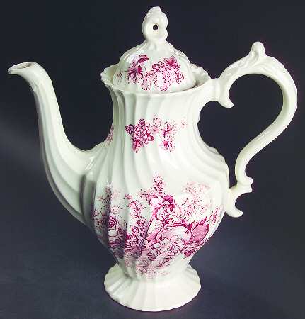 Bountiful Red Coffee Pot & Lid