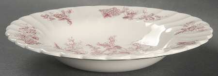 Bountiful Red Rim Soup Bowl