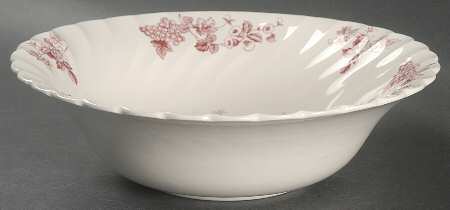 Bountiful Red 8" Round Vegetable Bowl