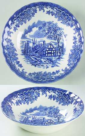 The Brook Blue Coupe Cereal Bowl