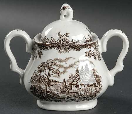 The Brook Brown Sugar Bowl & Lid