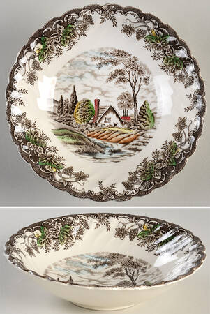 The Brook Brown Multicolor Coupe Cereal Bowl