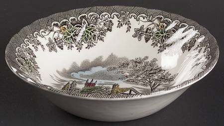 The Brook Brown Multicolor Coupe Cereal Bowl