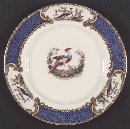 Chelsea Bird Blue Large Dinner Plate