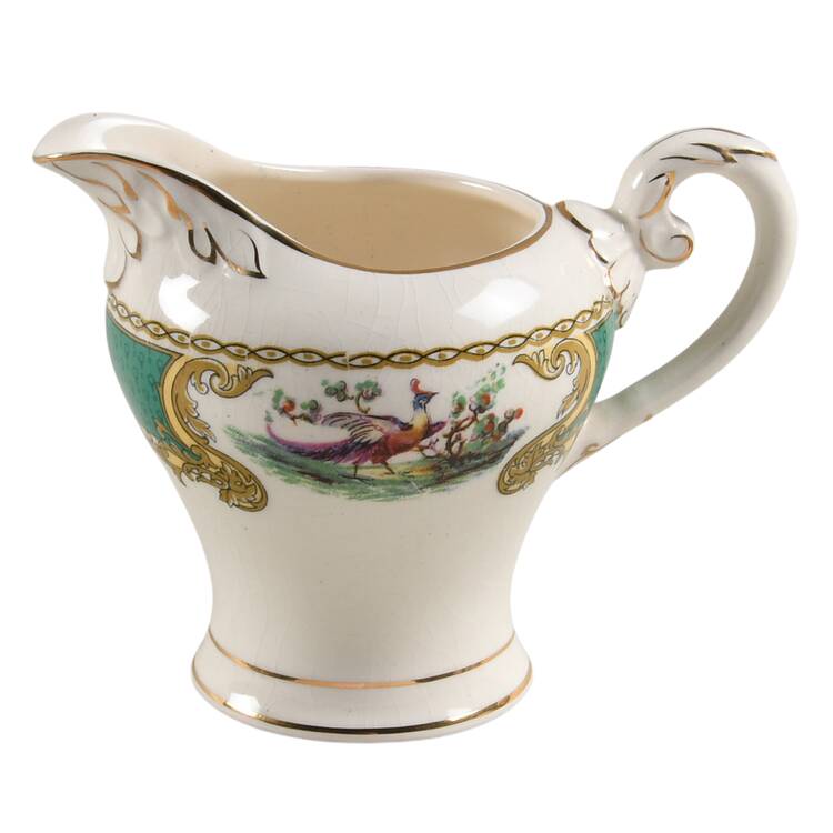 Chelsea Bird Green (Enamel) Mini Creamer