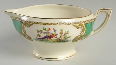 Chelsea Bird Green (Enamel) Creamer