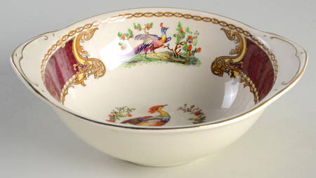 Chelsea Bird Red Lugged Cereal Bowl