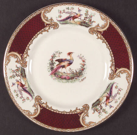 Chelsea Bird Red Large Dinner Plate
