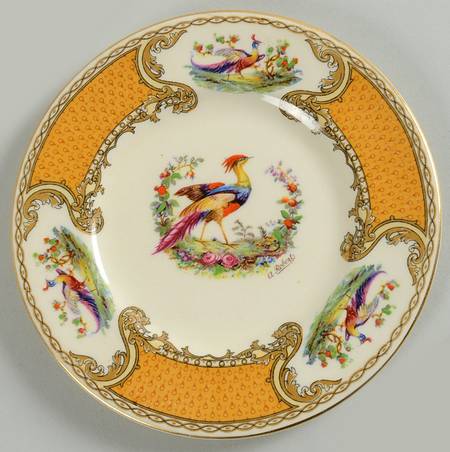 Chelsea Bird Yellow Bread & Butter Plate