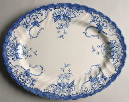 Chelsea Garden 14" Oval Serving Platter