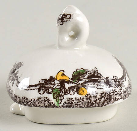 Country Life Brown Multicolor Lid for Mini Coffee Pot