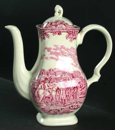 Country Life Pink Coffee Pot & Lid