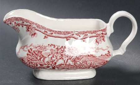 Country Life Pink Gravy Boat