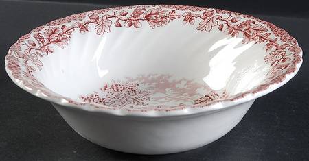 Country Life Pink 8" Round Vegetable Bowl