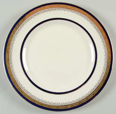 The Crowning Cobalt Luncheon Plate by Myott Staffordshire