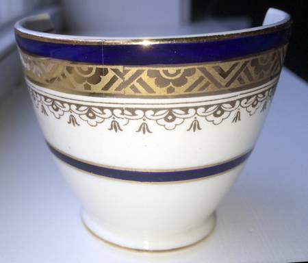 The Crowning Cobalt Footed Demitasse Cup