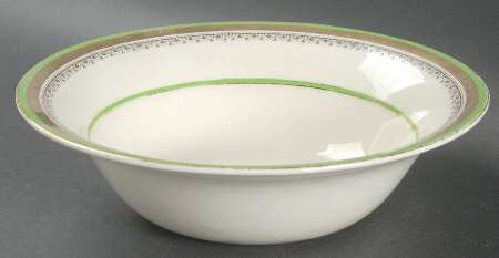 The Crowning Green 8" Round Vegetable Bowl