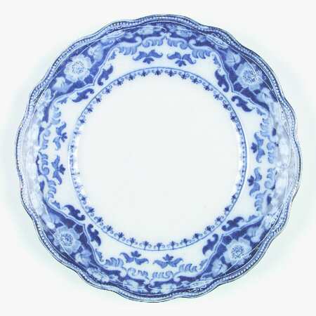 Crumlin (Flow Blue) Luncheon Plate