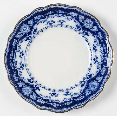 Crumlin (Flow Blue) Dessert/Pie Plate