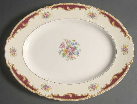 Dorothy 14" Oval Serving Platter
