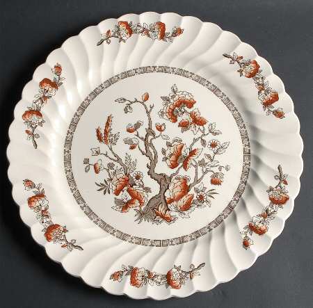 Dynasty (Swirled) 13" Chop Plate (Round Platter)