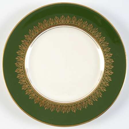 Elizabeth II Crowning Green Salad Plate
