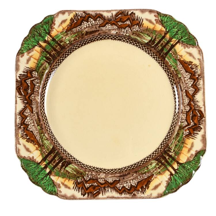 England's Countryside (No Trim) Square Luncheon Plate