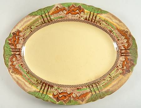England's Countryside (No Trim) 14" Oval Serving Platter