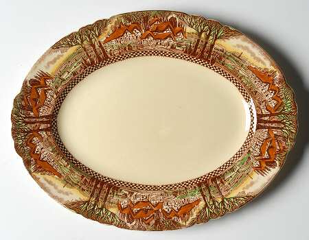 England's Countryside (No Trim) 10" Oval Serving Platter