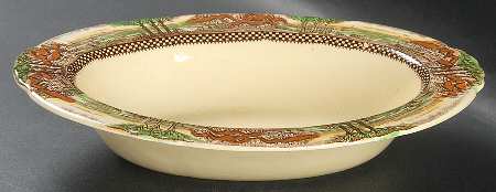 England's Countryside (No Trim) 9" Oval Vegetable Bowl