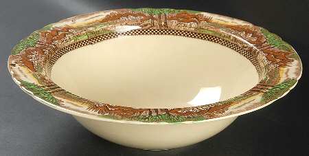 England's Countryside (No Trim) 9" Round Vegetable Bowl
