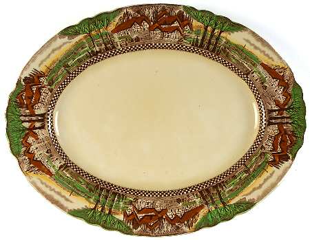 England's Countryside (No Trim) 12" Oval Serving Platter
