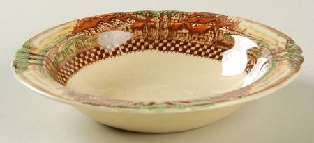 England's Countryside (No Trim) Rim Fruit/Dessert (Sauce) Bowl