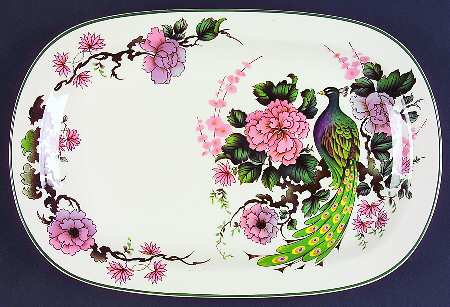 Exotic Garden 12" Oval Serving Platter