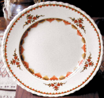 Flame Dinner Plate