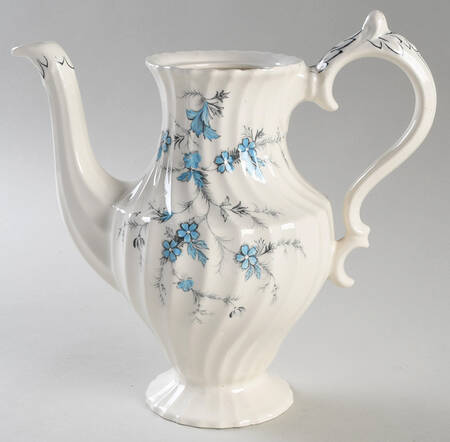 Forget Me Not Coffee Pot No Lid
