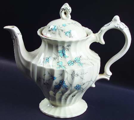 Forget Me Not Teapot & Lid
