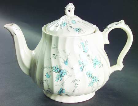 Forget Me Not Teapot & Lid