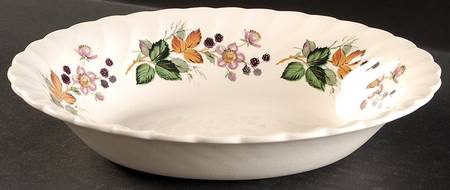 Hedgerow 9" Oval Vegetable Bowl