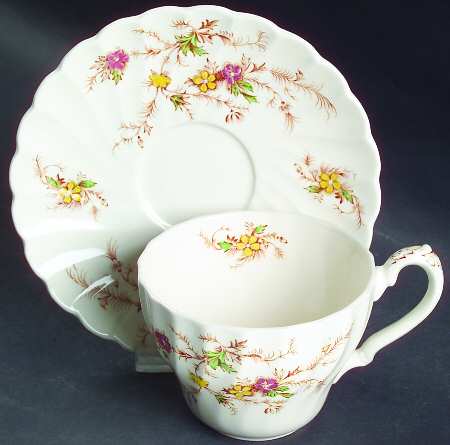 Heritage Flat Cup & Saucer Set