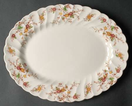 Heritage 12" Oval Serving Platter by Myott Staffordshire