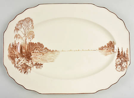 Homeland 16" Oval Serving Platter
